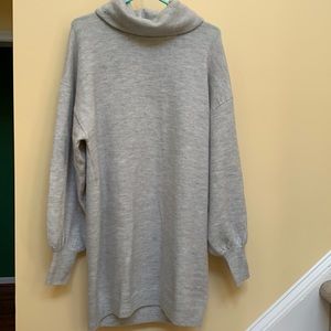 Grey sweater dress (size 6)
